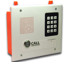 Indoor VoIP Intercom w/ Keypad White Flush Mount