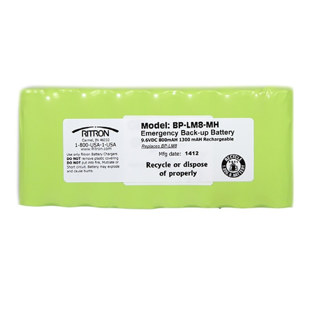 BP-LM8-MH Rechargeable Back-Up Battery by Ritron