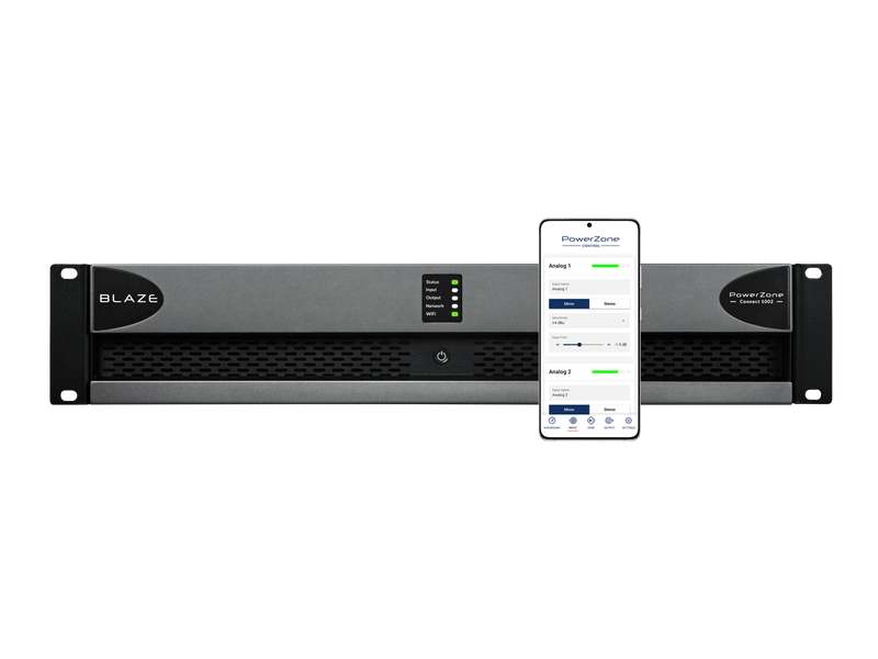 PowerZone Connect 1002 1000W 2-Channel Smart Amplifier | LBX-888-001 Blaze Audio