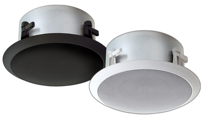 Bogen HFCS1B Black Deeper Bass Response High Fidelity Ceiling Speaker