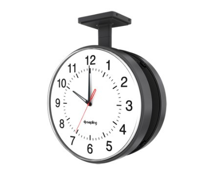 16" Electric Clock for Schools (White Case)