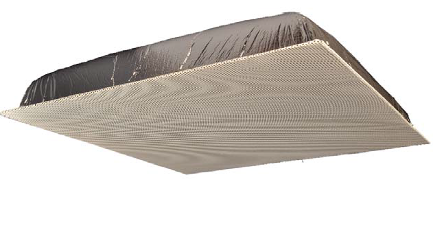 Quam Ceiling Tile Speaker 24" x 24 with Volume Control (Black)