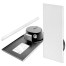 CSD1X2VR Paging Drop-In Ceiling Speakers with Back Can Recessed Volume Tile 1' x 2' White (Package of 2) by Bogen Communications